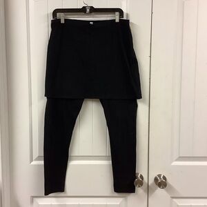 Legacy Black Skirted Leggings size 14/16